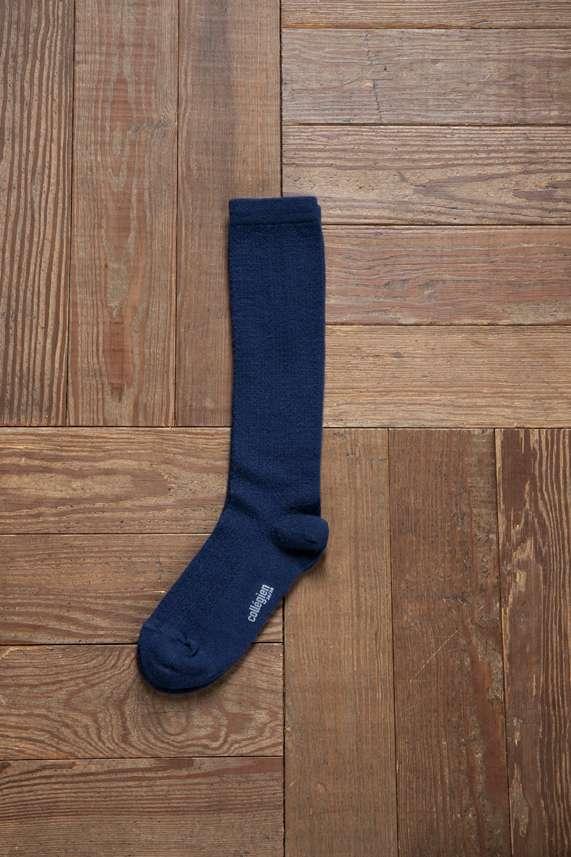 Rose & Lini COLLEGIEN “ADELE” MERINO WOOL SOCKS NAVY 2025
