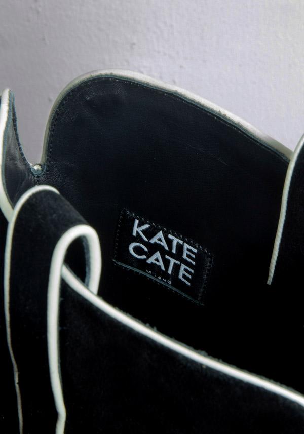 Rose & Lini KATE CATE SUEDE LEATHER “STELLA ROCK” BLACK BOOTS Spedizione Gratuita