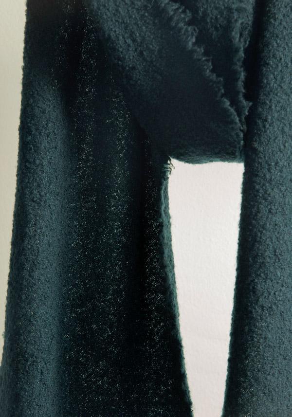 Rose & Lini FALIERO SARTI WOOL & CASHMERE “ALEXINA” PETROL SCARF 2025
