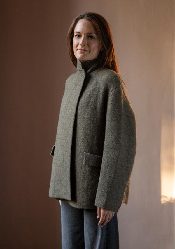Rose & Lini BOBOUTIC WOOL JACKET “4765” FOREST Qualità Garantita