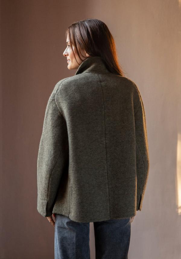 Rose & Lini BOBOUTIC WOOL JACKET “4765” FOREST Qualità Garantita