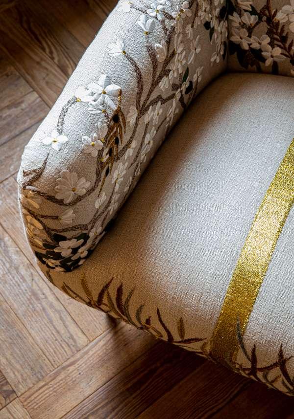 Rose & Lini BOKJA “MICKEY PRIMAVERA” FLORAL ARMCHAIR Acquista Ora