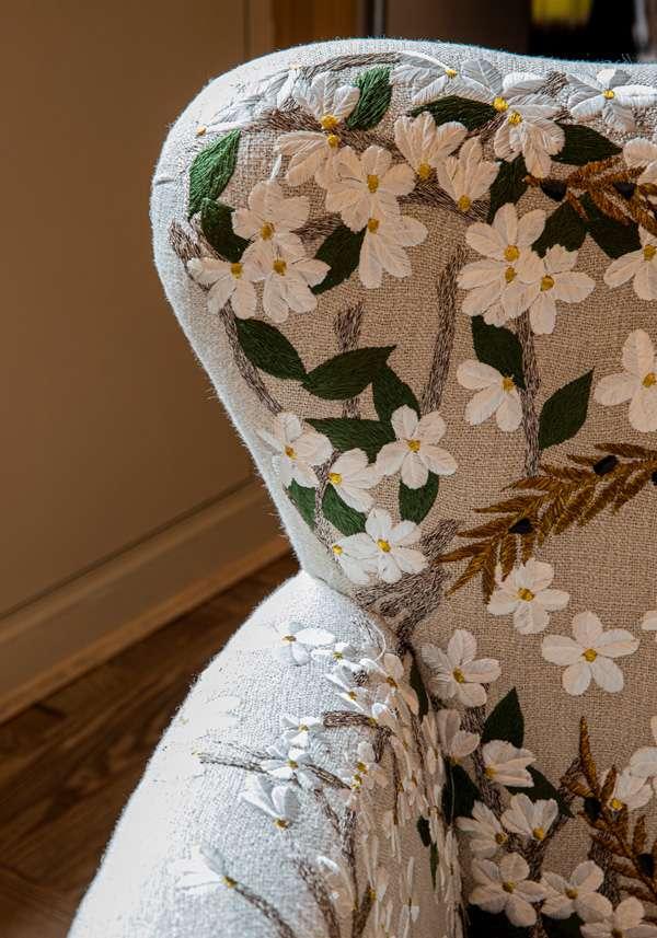 Rose & Lini BOKJA “MICKEY PRIMAVERA” FLORAL ARMCHAIR Acquista Ora