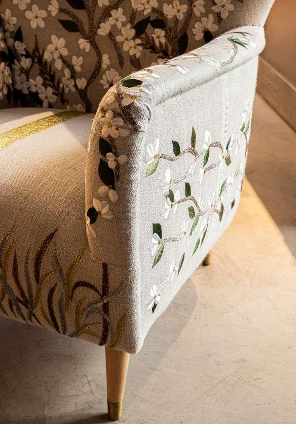 Rose & Lini BOKJA “MICKEY PRIMAVERA” FLORAL ARMCHAIR Acquista Ora