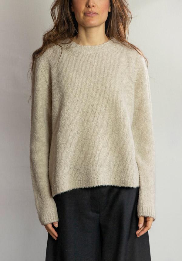 Rose & Lini SAVERIO PALATELLA CASHMERE & SILK “CREW NECK BOXY” BAILEYS KNIT Qualità Garantita