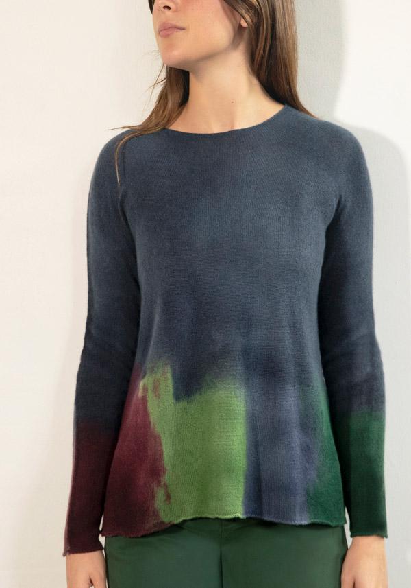 Rose & Lini FISSORE CASHMERE “BRUCO 71” KNIT DENIM Fino Al -60%