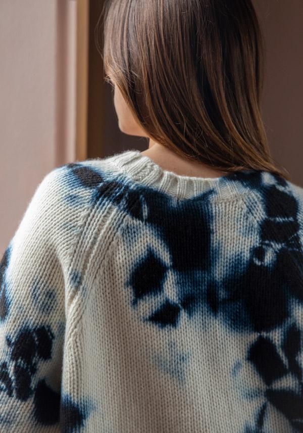 Rose & Lini SUZUSAN CASHMERE “PULL 3083” BLACK & NATURAL Novità