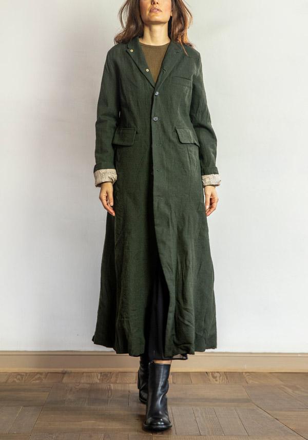 Rose & Lini ALEKSANDR MANAMIS WOOL “COAT 1149” GREEN Affare Del Giorno