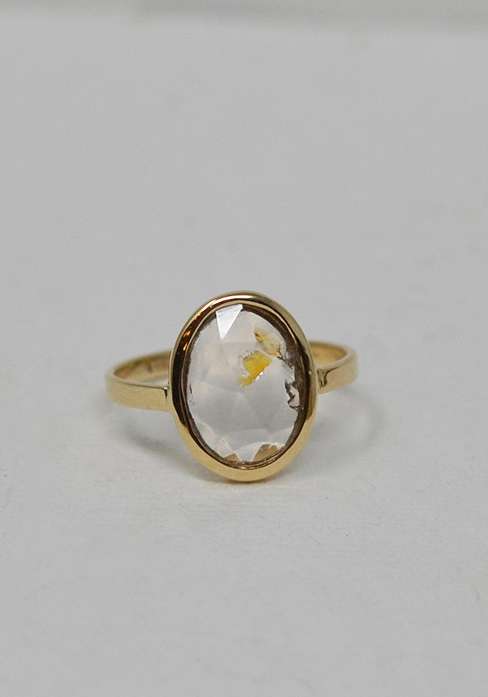Rose & Lini MAITEA “OVAL” CLEAR TOURMALINE RING Offerta