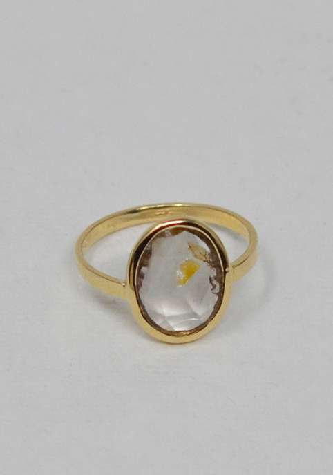 Rose & Lini MAITEA “OVAL” CLEAR TOURMALINE RING Offerta