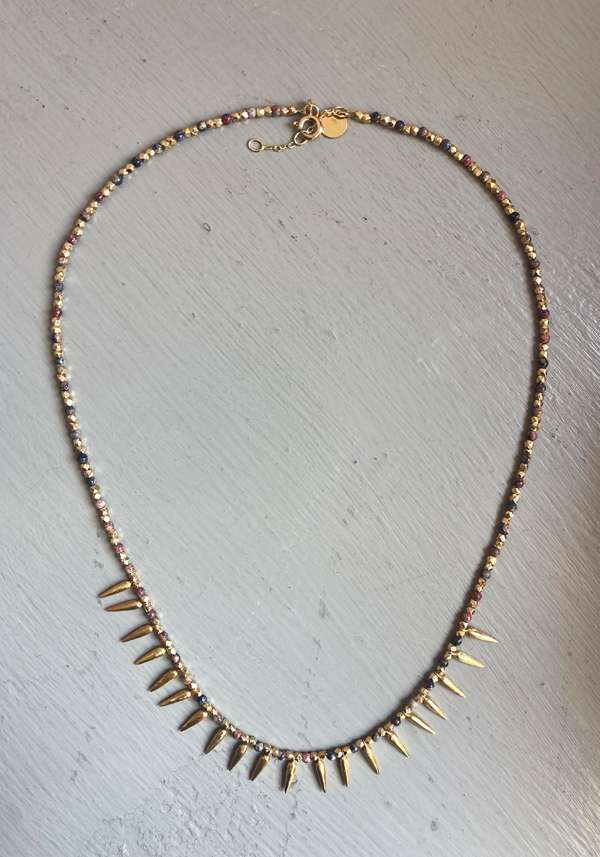 Rose & Lini 5 OCTOBRE “HAWK” JASPER NECKLACE Hotsell