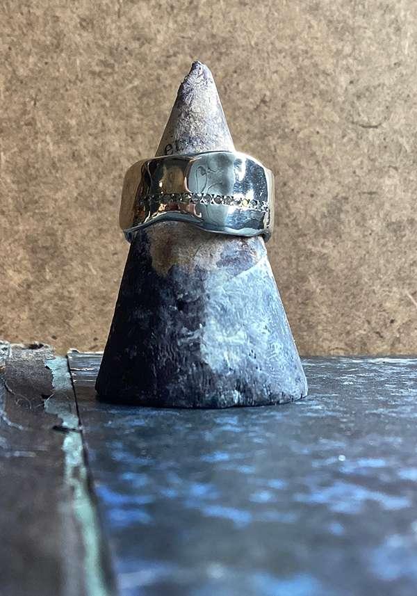 Rose & Lini ROSAMARIA SILVER “CAO” RING Saldi Di Fabbrica
