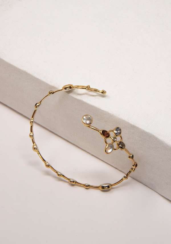 Rose & Lini DORETTE GOLD STUDDED “JARDINAGE BRACELET” #1 Italia