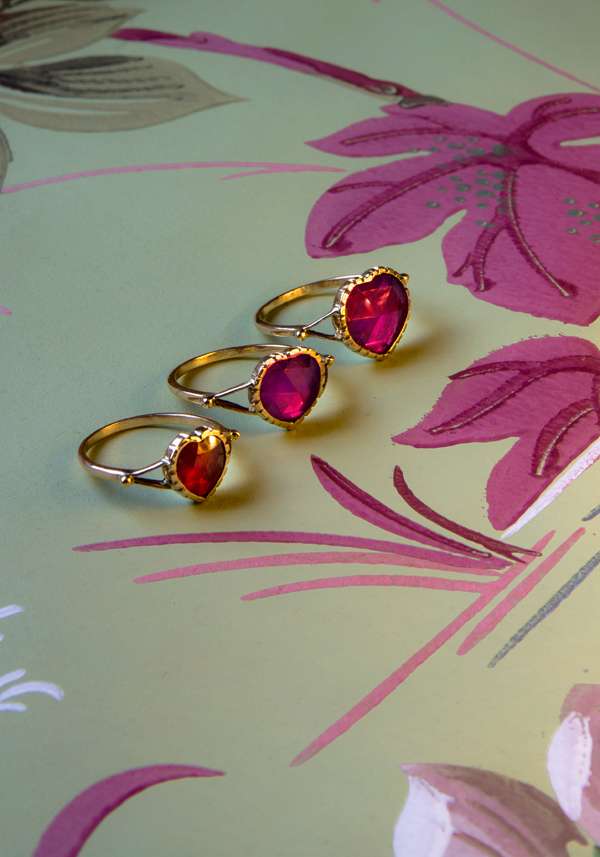 Rose & Lini DORETTE LARGE “BAGUE COEUR” GOLD RING 2025
