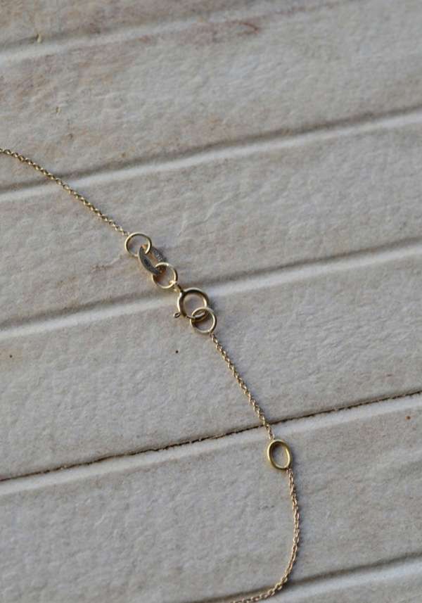 Rose & Lini 5 OCTOBRE “LEWIS” EMERALD NECKLACE Nuovo
