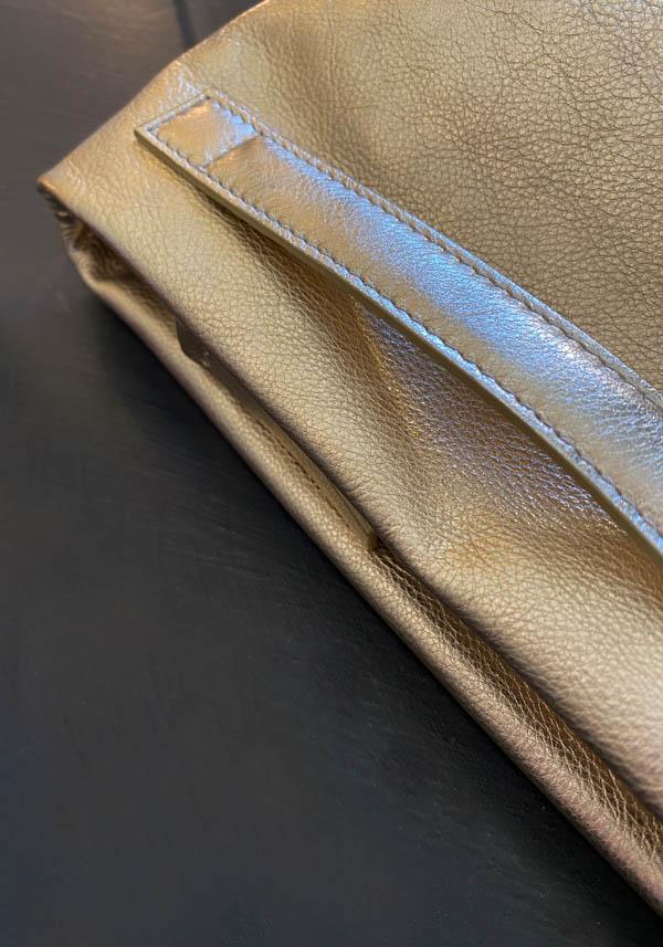 Rose & Lini MARSÈLL “FANTASMINO” PLATINUM CLUTCH BAG Smaltimento dello stoccaggio