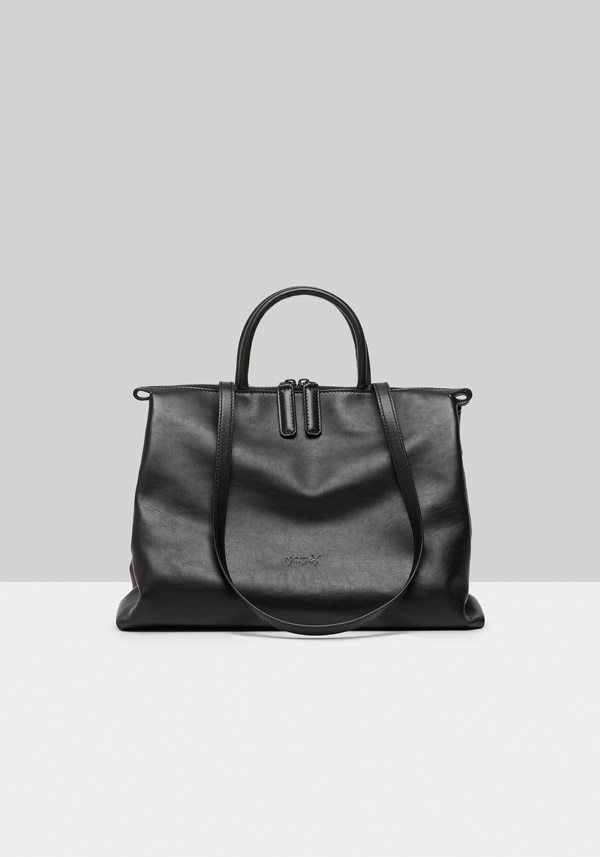 Rose & Lini MARSÈLL “4 DRITTA” BLACK LEATHER BAG Offerta migliore