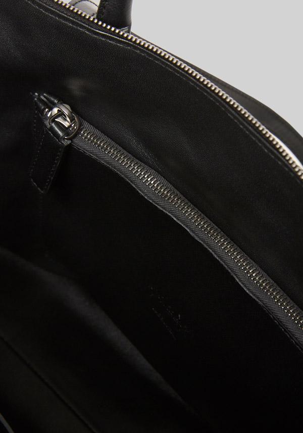 Rose & Lini MARSÈLL “4 DRITTA” BLACK LEATHER BAG Offerta migliore