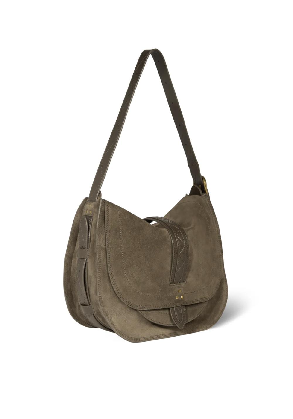 Rose & Lini JÉRÔME DREYFUSS “MARIO” SAVANE LEATHER BAG Offerte giornaliere