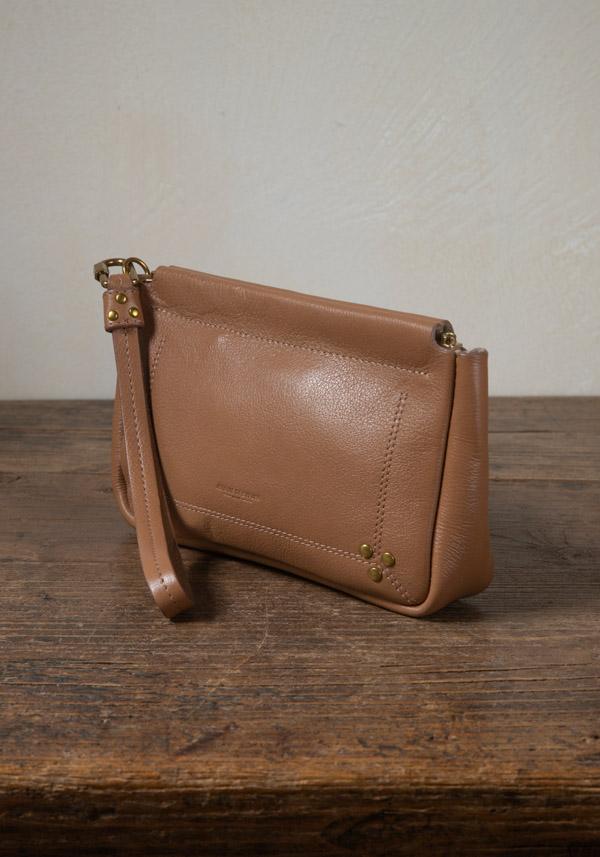 Rose & Lini JÉRÔME DREYFUSS “CLAP M” NUDE CLUTCH BAG Offerta settimanale