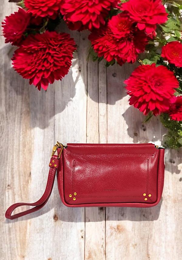 Rose & Lini JÉRÔME DREYFUSS “CLAP M” RUBY CLUTCH BAG Ritorno libero