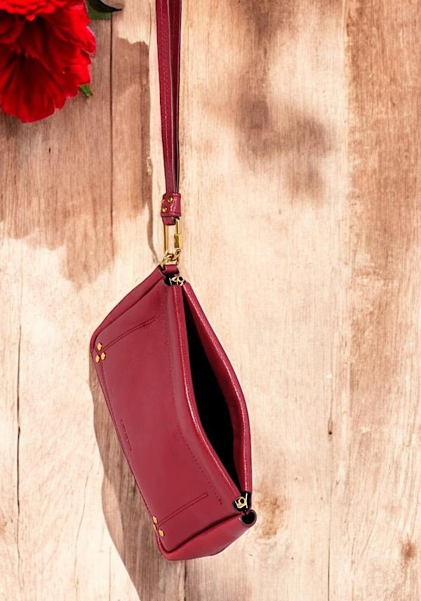 Rose & Lini JÉRÔME DREYFUSS “CLAP M” RUBY CLUTCH BAG Ritorno libero