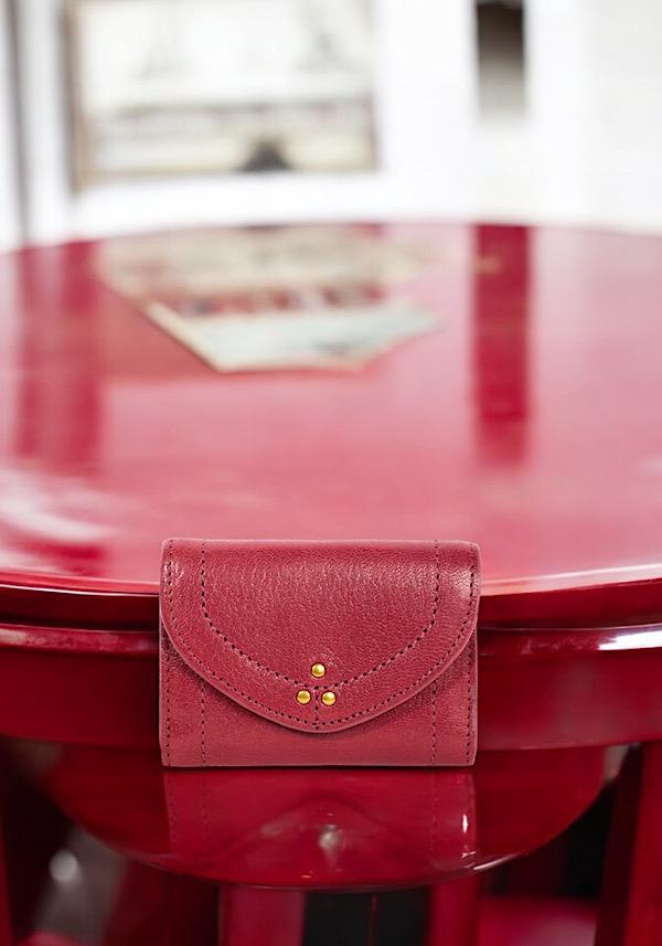 Rose & Lini JÉRÔME DREYFUSS “HELMUT PM” RUBY WALLET Ultimi tre giorni