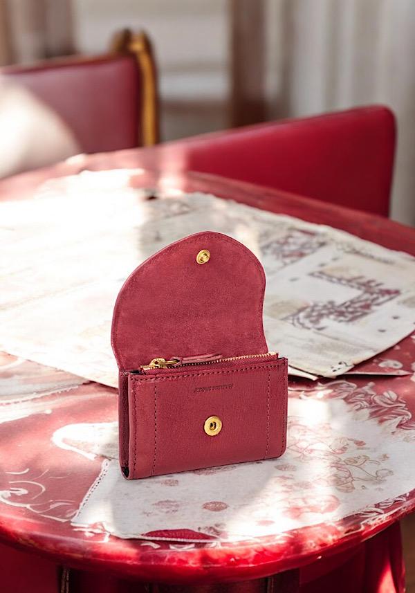 Rose & Lini JÉRÔME DREYFUSS “HELMUT PM” RUBY WALLET Ultimi tre giorni