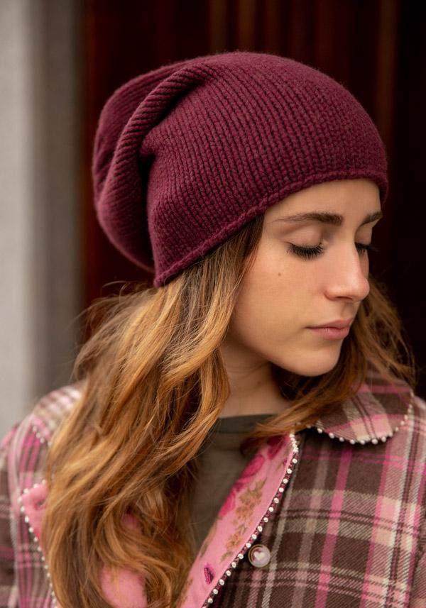 Rose & Lini DANIELAPI CASHMERE “TURBAN BEANIE” LAVA Limitato a 3 giorni