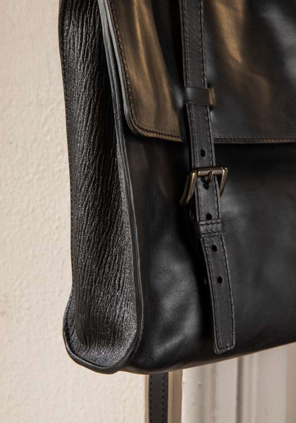 Rose & Lini NUMERO10 “MADEIRA” BLACK LEATHER BAG Novità