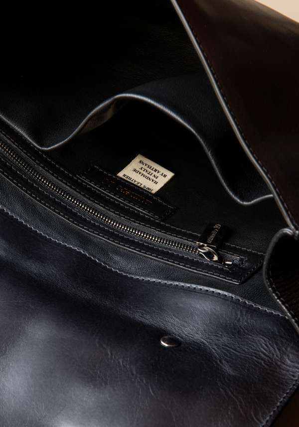 Rose & Lini NUMERO10 “MADEIRA” BLACK LEATHER BAG Novità
