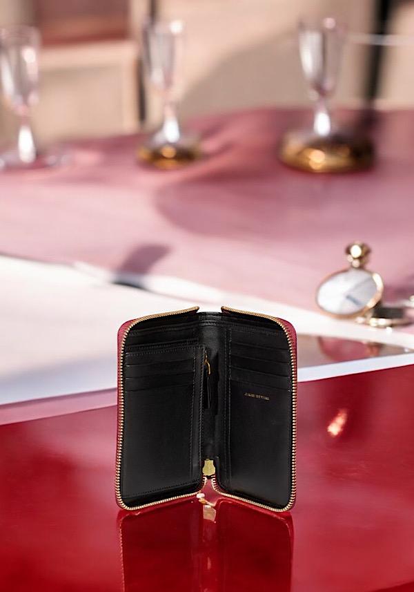 Rose & Lini JÉRÔME DREYFUSS “JULIEN” RUBY WALLET Sconto