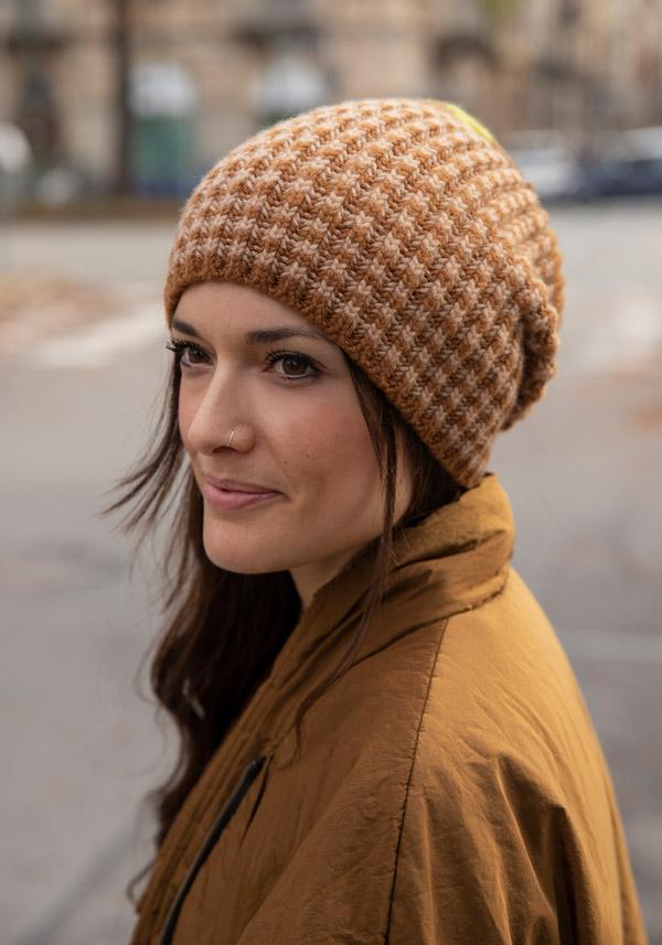 Rose & Lini DANIELAPI CASHMERE “ROYAL HAT MIX STRIPES” BEIGE Rilascio limitato