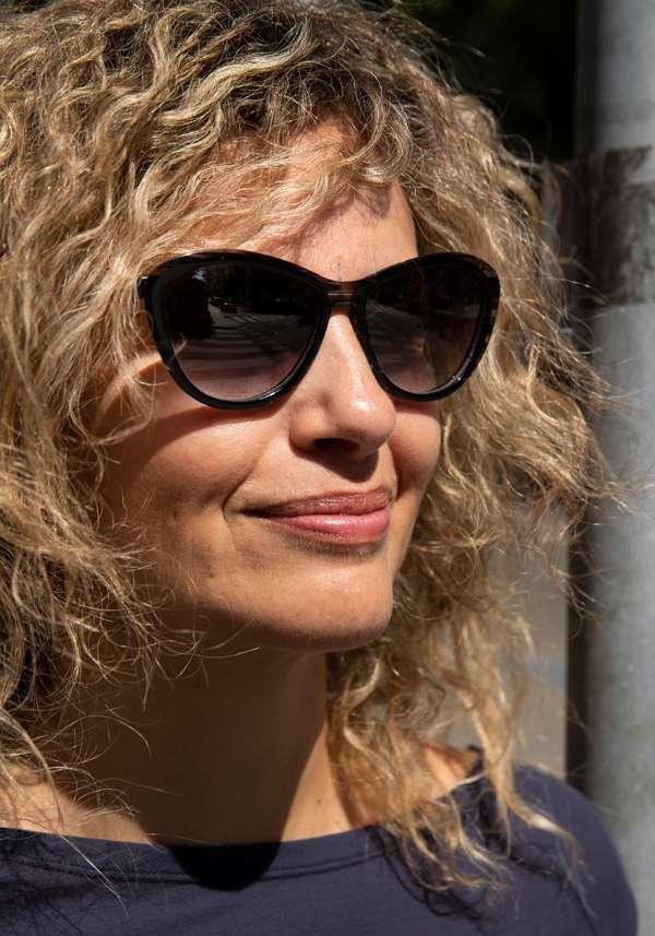 Rose & Lini ROBERT LA ROCHE “GEISHA” BLACK SUNGLASSES 2025