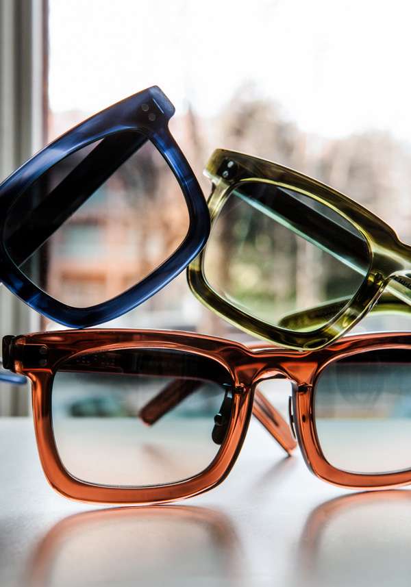 Rose & Lini DELIRIOUS “MAHARAJA” #3 GREEN SUNGLASSES Italy