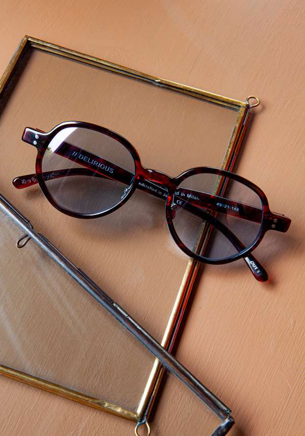 Rose & Lini DELIRIOUS “OUTLAW” #1 DARK TORTOISE SUNGLASSES In Linea