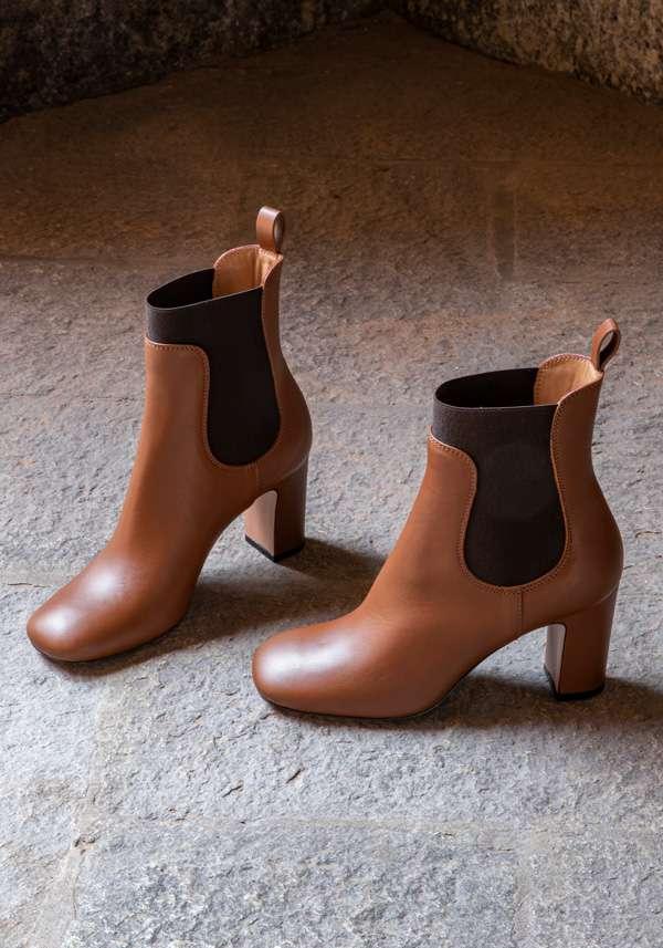 Rose & Lini PELLICO “APEMA” BROWN ANKLE BOOTS Novità