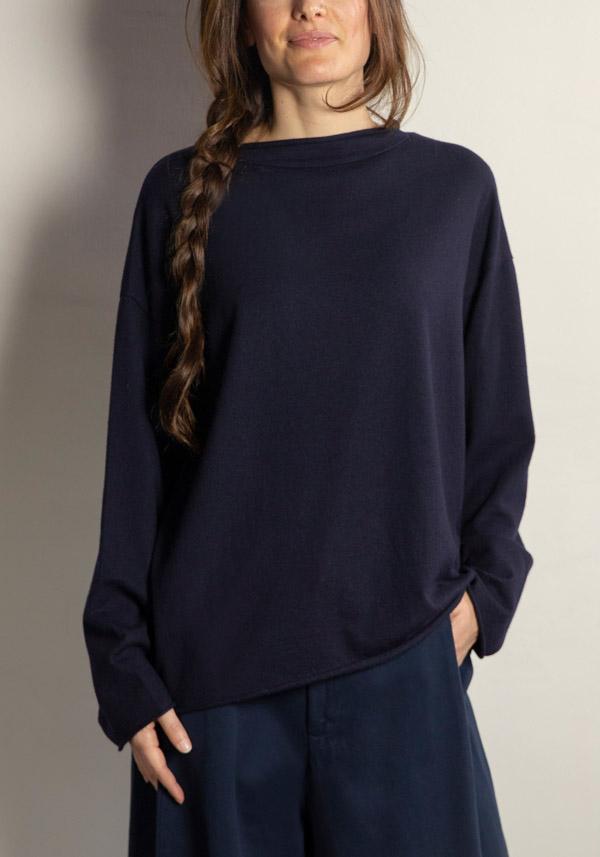 Rose & Lini LABO ART WOOL “PIMPA” ATLANTIC SWEATER Fornitura limitata