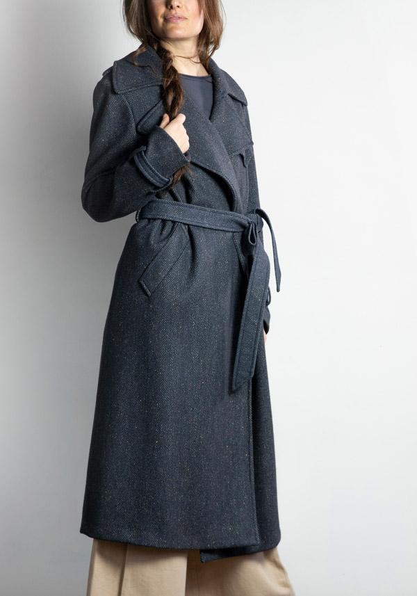 Rose & Lini KILTIE WOOL “NEW COLIN” BLUE COAT Online Outlet