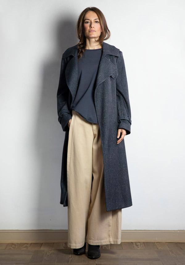 Rose & Lini KILTIE WOOL “NEW COLIN” BLUE COAT Online Outlet
