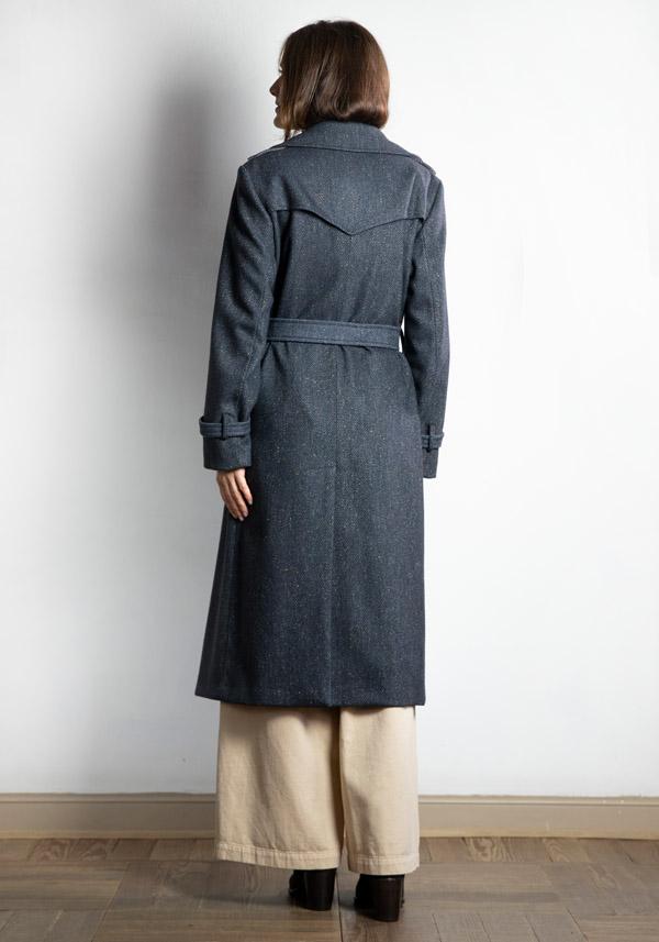 Rose & Lini KILTIE WOOL “NEW COLIN” BLUE COAT Online Outlet
