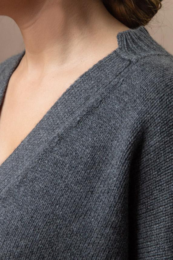 Rose & Lini OYUNA CASHMERE “CARDIGAN AIRE” SLATE GREY Lightning offer