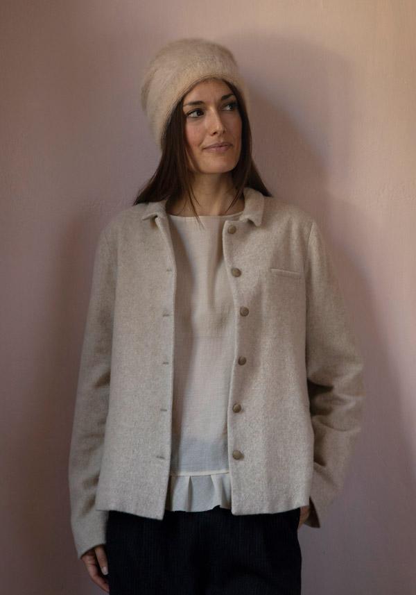 Rose & Lini APUNTOB WOOL & CASHMERE “JACKET 1826” NATURAL ACQUISTA ORA