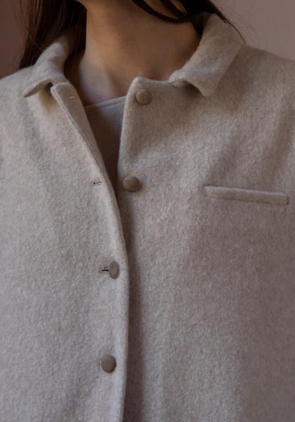 Rose & Lini APUNTOB WOOL & CASHMERE “JACKET 1826” NATURAL ACQUISTA ORA