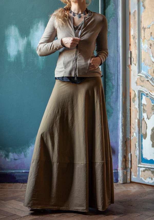 Rose & Lini GIORGIO BRATO MUD SUEDE LEATHER JACKET Latest stili