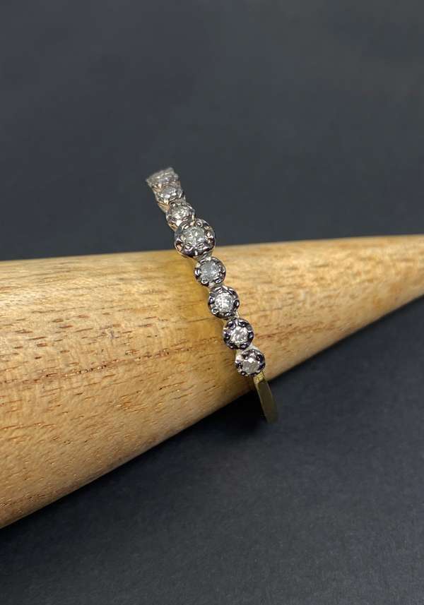 Rose & Lini ROSAMARIA “BRENNON” DIAMONDS COPPER RING Spedizione gratuita