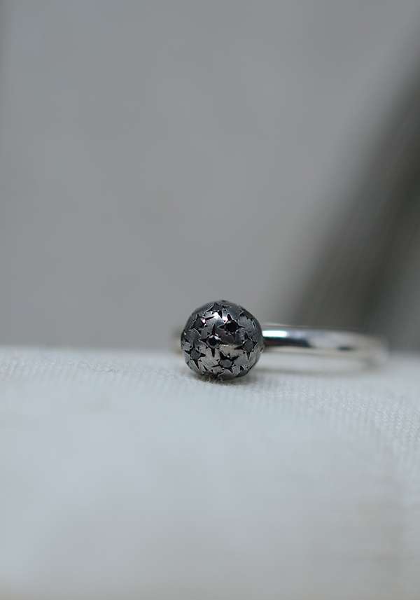 Rose & Lini ROSAMARIA SILVER AND DIAMOND “ALEPO” RING Shopping online