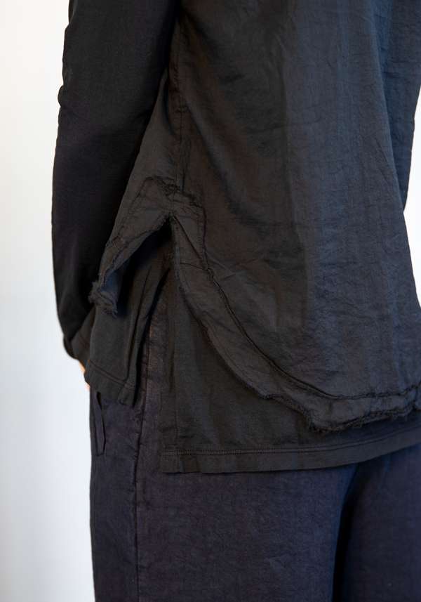 Rose & Lini MJW BLACK LONG SLEEVED T-SHIRT Ultimi due giorni