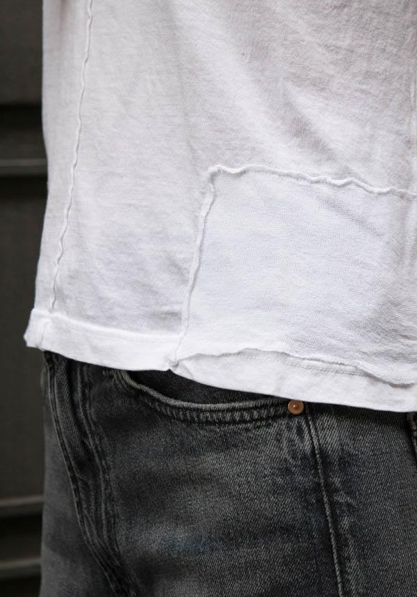 Rose & Lini MJW WHITE COTTON T-SHIRT “2461” Ultimo giorno