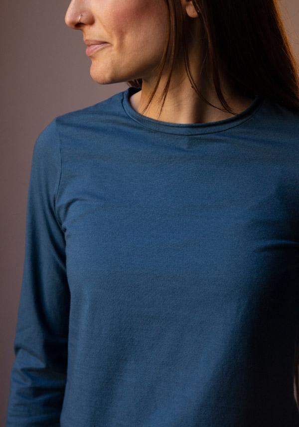Rose & Lini LABO ART COTTON & CASHMERE “BASICA ML” T-SHIRT ALASKA Only for today